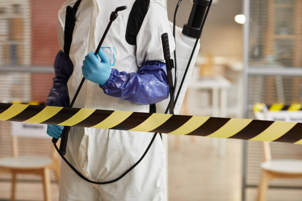 Professional Biohazard Cleanup technician working in Broadway, OH
